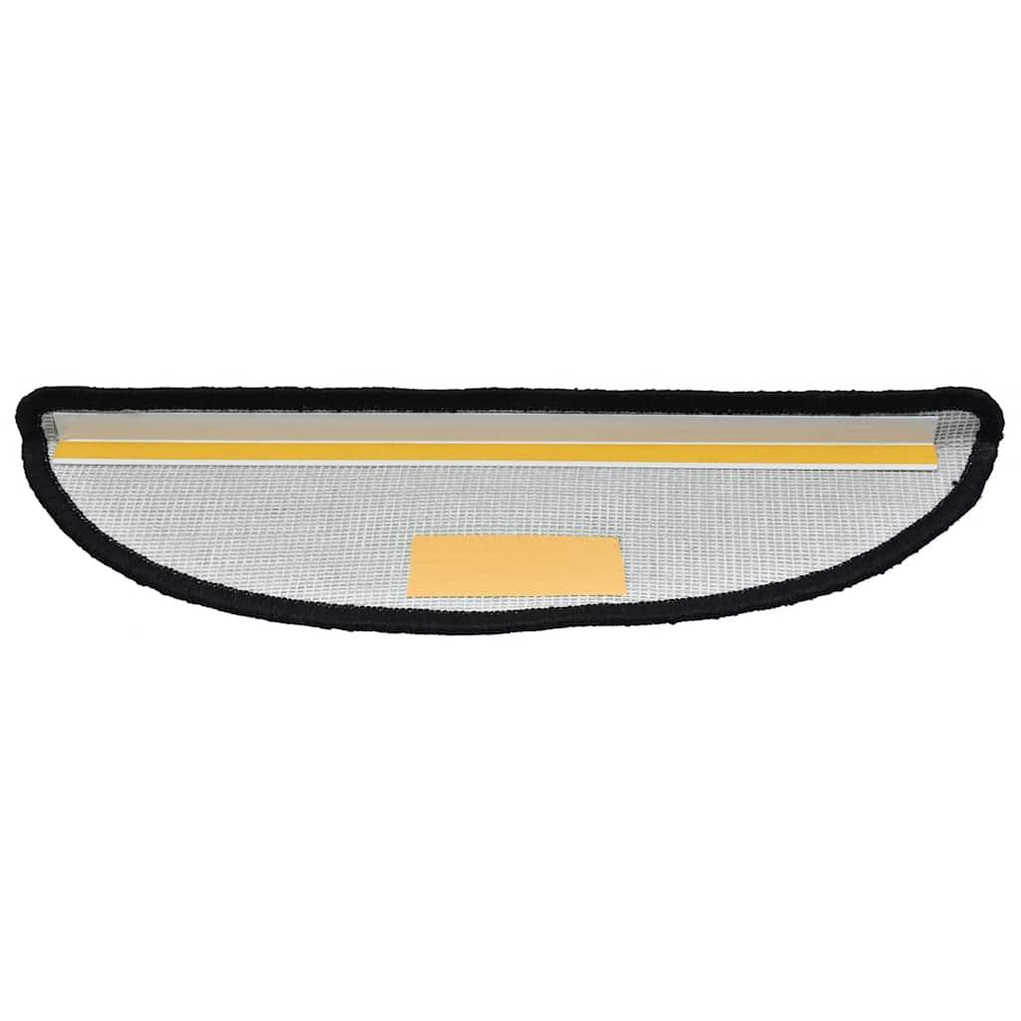 Voir la diapositive 4 : VIDAXL Tapis d'escalier 20 pcs noir 56x17x3 cm