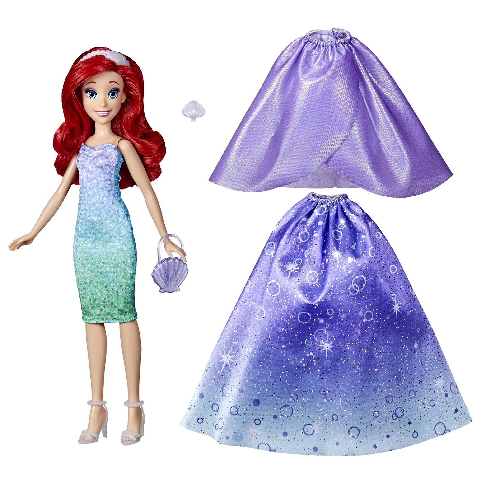 Voir la diapositive 3 : HASBRO Poupée Disney Princesse multi tenues 
