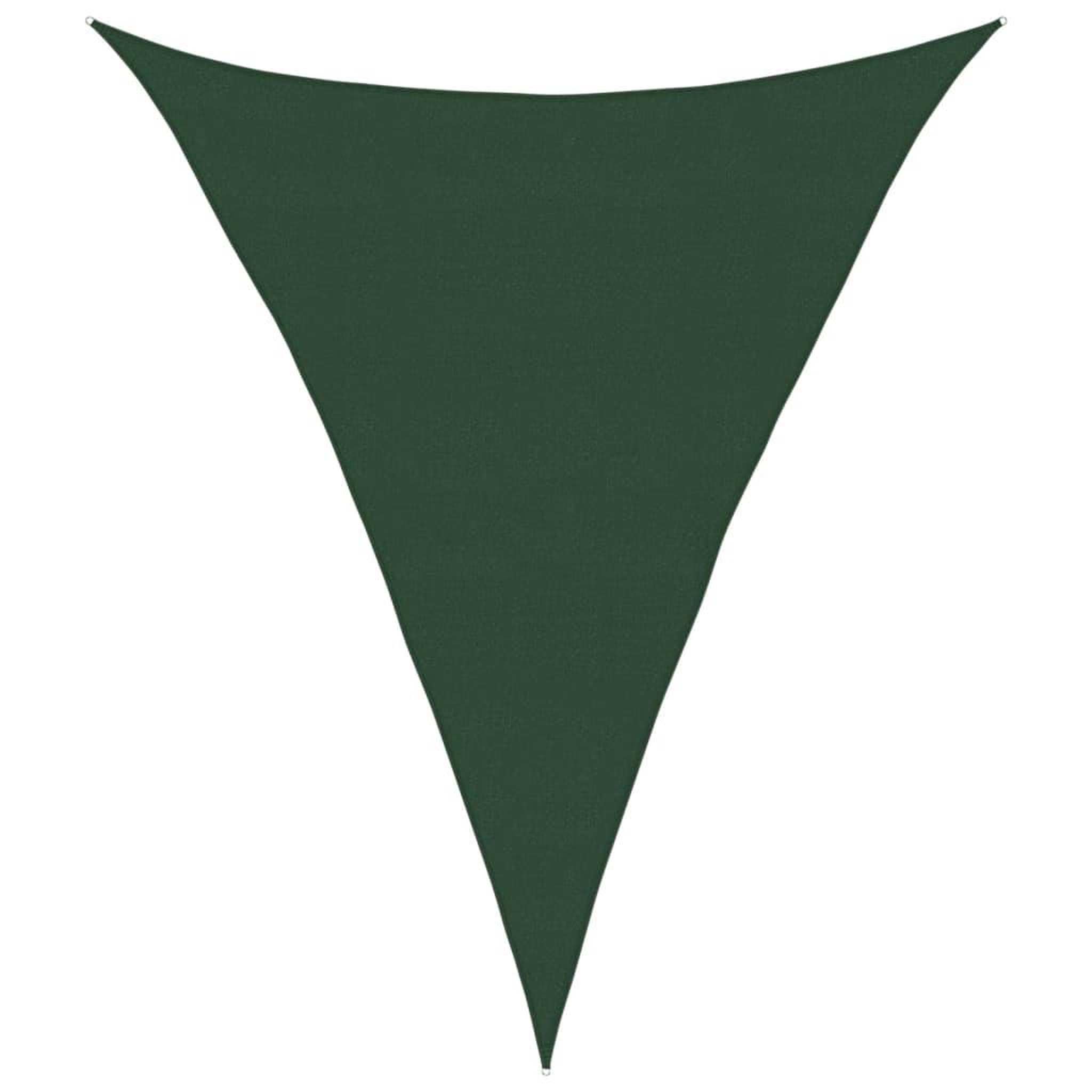 Voir la diapositive 2 : VIDAXL Voile d'ombrage 160 g/m^2 Vert fonce 5x6x6 m PEHD