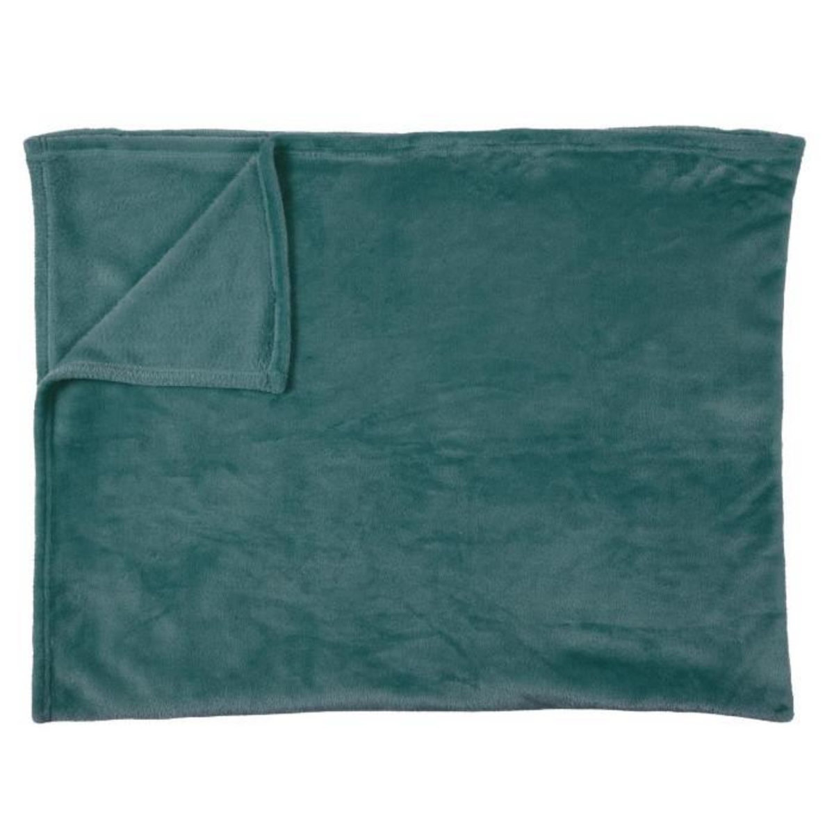 Paris Prix Plaid Flanelle  Cocooning  125x150cm Bleu Pétrole