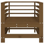 Voir la diapositive 4 : VIDAXL Chaises de jardin lot de 2 marron miel bois massif de pin