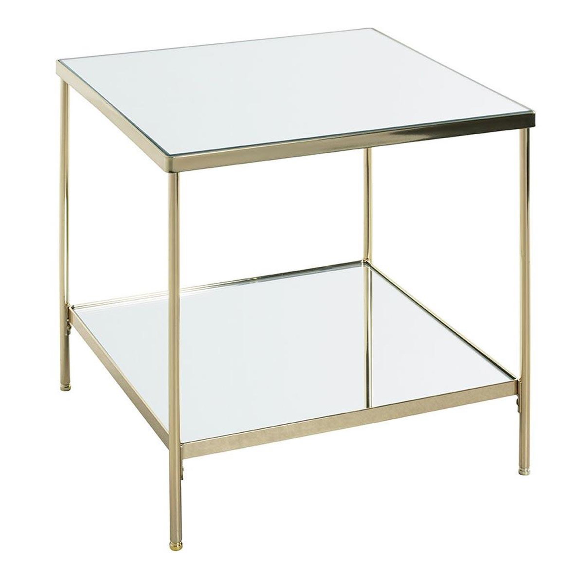 Paris Prix Table d'appoint carrée  palace  46cm or