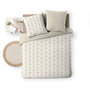 Voir la diapositive 5 : Douceur d'Intérieur Housse de couette 260x240 + 2 taies BRIANNA 100% coton 57 fils