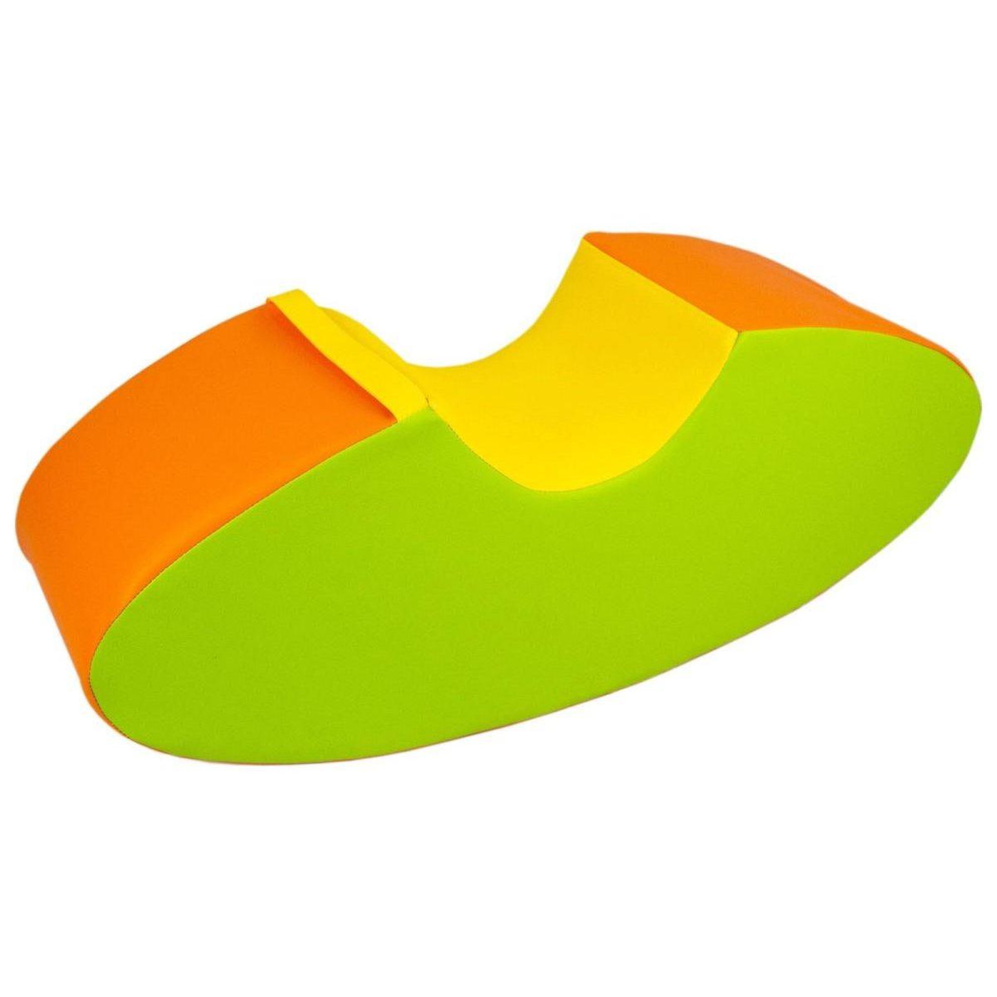 VELINDA Balancelle à bascule Bean Rocker — jaune, vert, bleu, orange