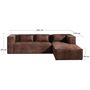 Voir la diapositive 6 : LISA DESIGN Stella - canapé d'angle - 4 places - style industriel - droit