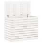 Voir la diapositive 4 : VIDAXL Panier a linge blanc 88,5x44x66 cm bois massif de pin