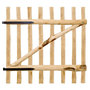 Voir la diapositive 2 : VIDAXL Portillon simple de cloture Bois de noisetier 100x100 cm