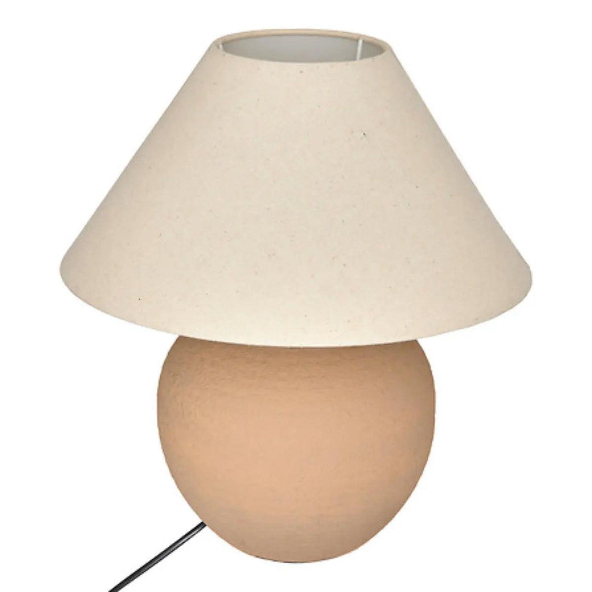 ATMOSPHERA Lampe à poser en céramique  seiya  38cm terracotta