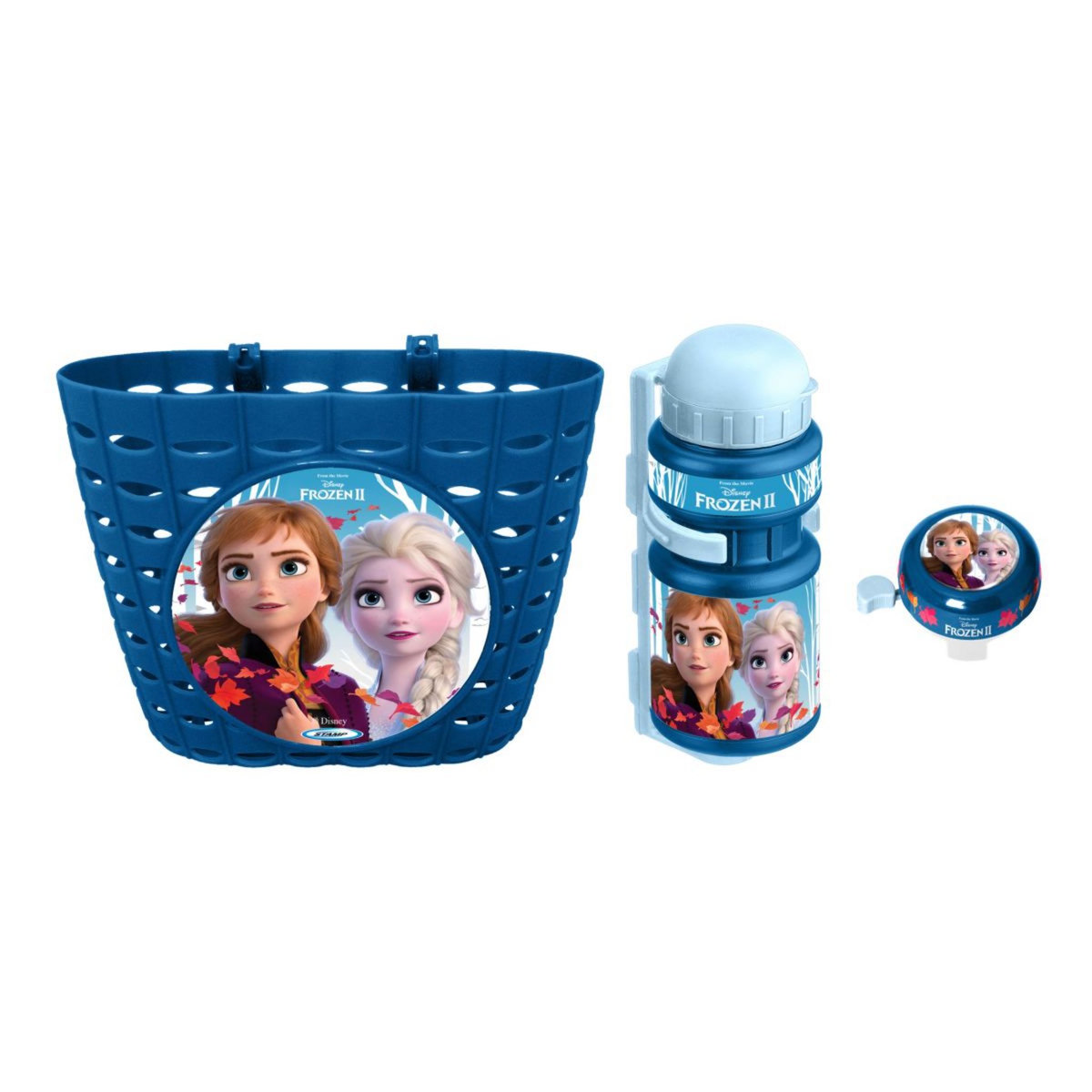 Corbeille + Bidon + Sonnette- LA REINE DES NEIGES II