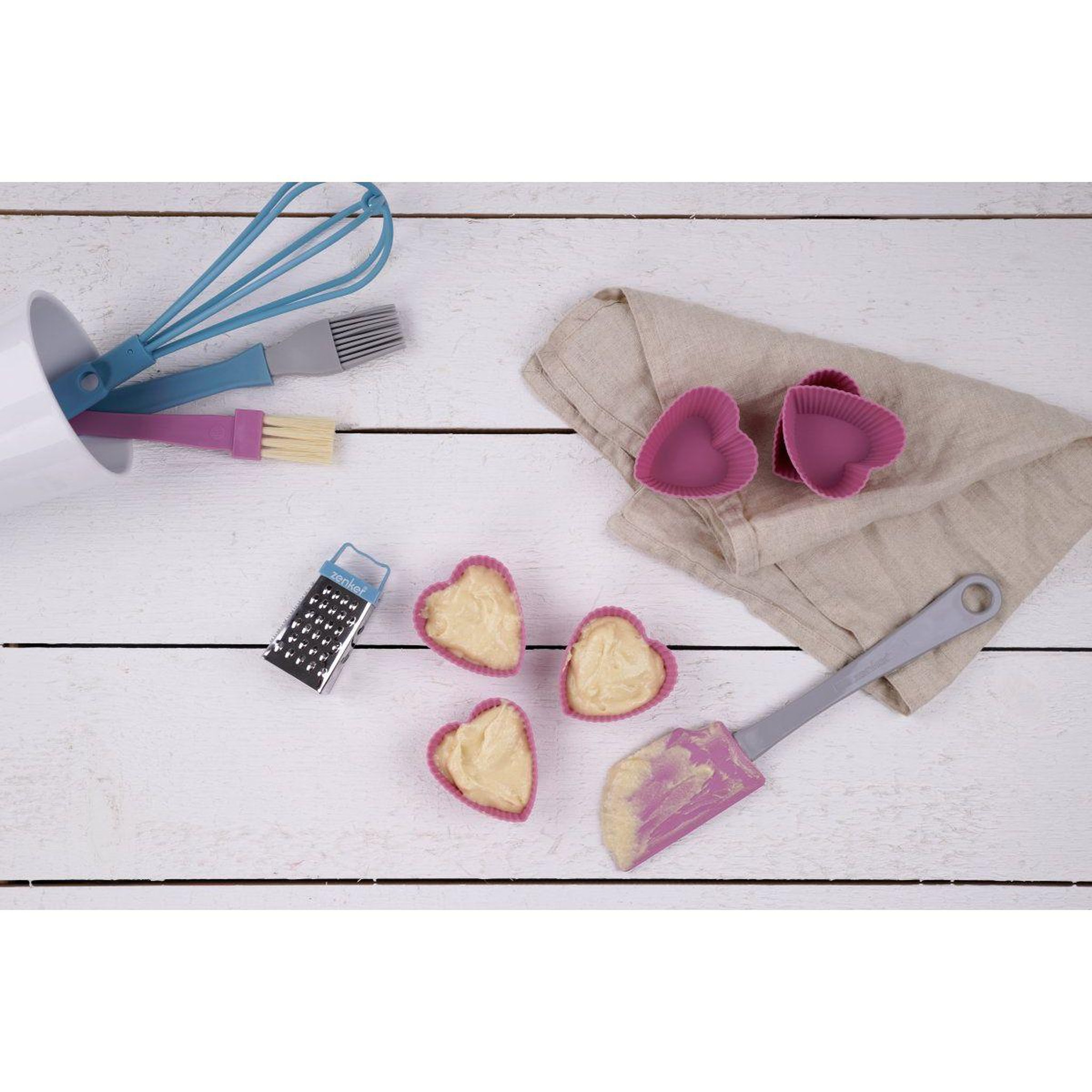 Voir la diapositive 6 : ZENKER Spatule de cuisine et de pâtisserie 25 cm zenker sweet sensation