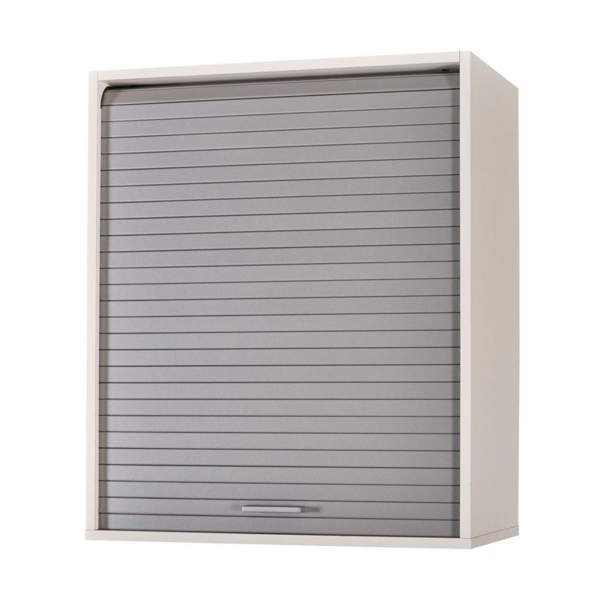 Rangement de cuisine à rideau coloris blanc L60 cm - COOKING