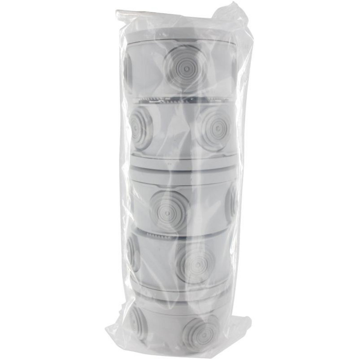 BLM Lot de 5 boîtes de dérivation étanche de diamètre 70mm