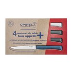 Opinel Couteau de table x4 Tempete bleu canard ant