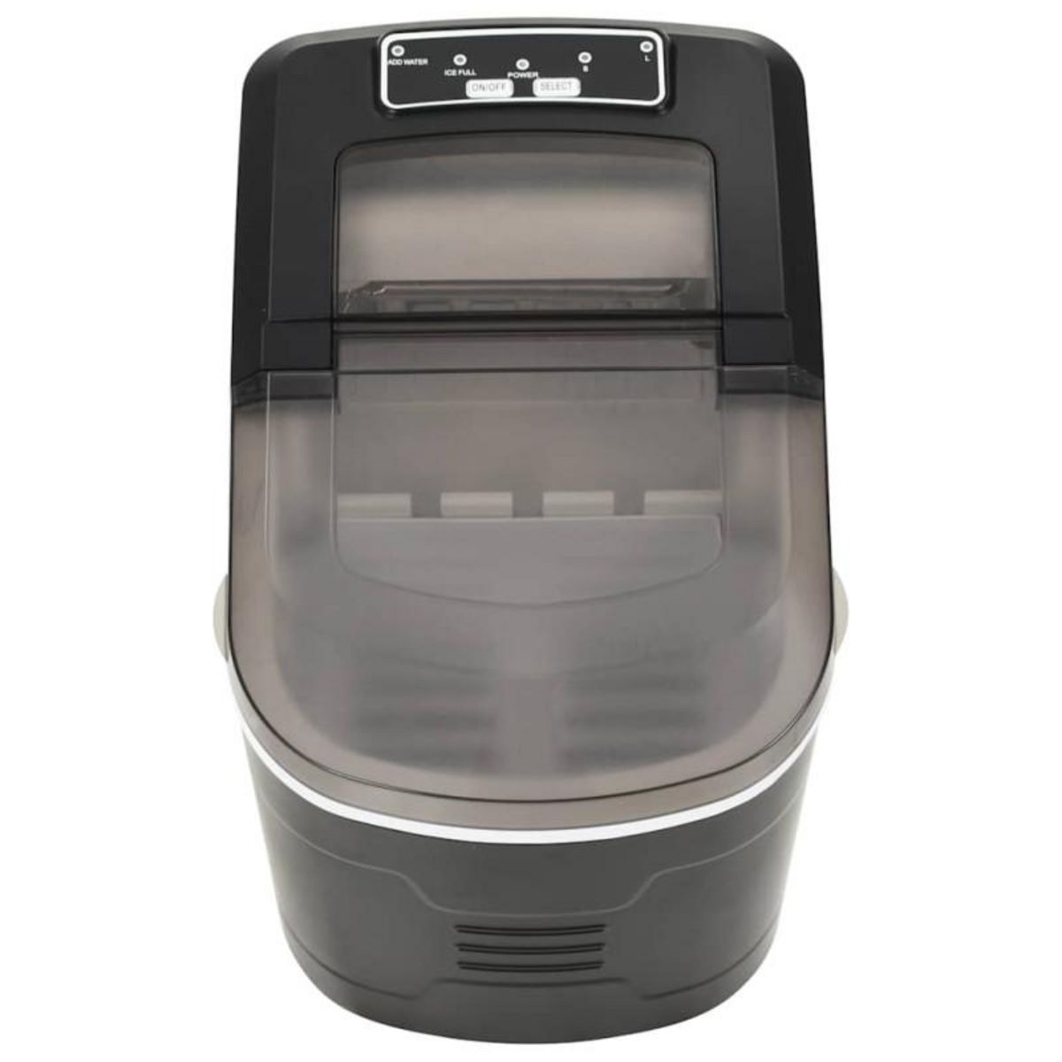 VIDAXL Appareil à glaçons Noir 2,4 L 15 kg 24 h