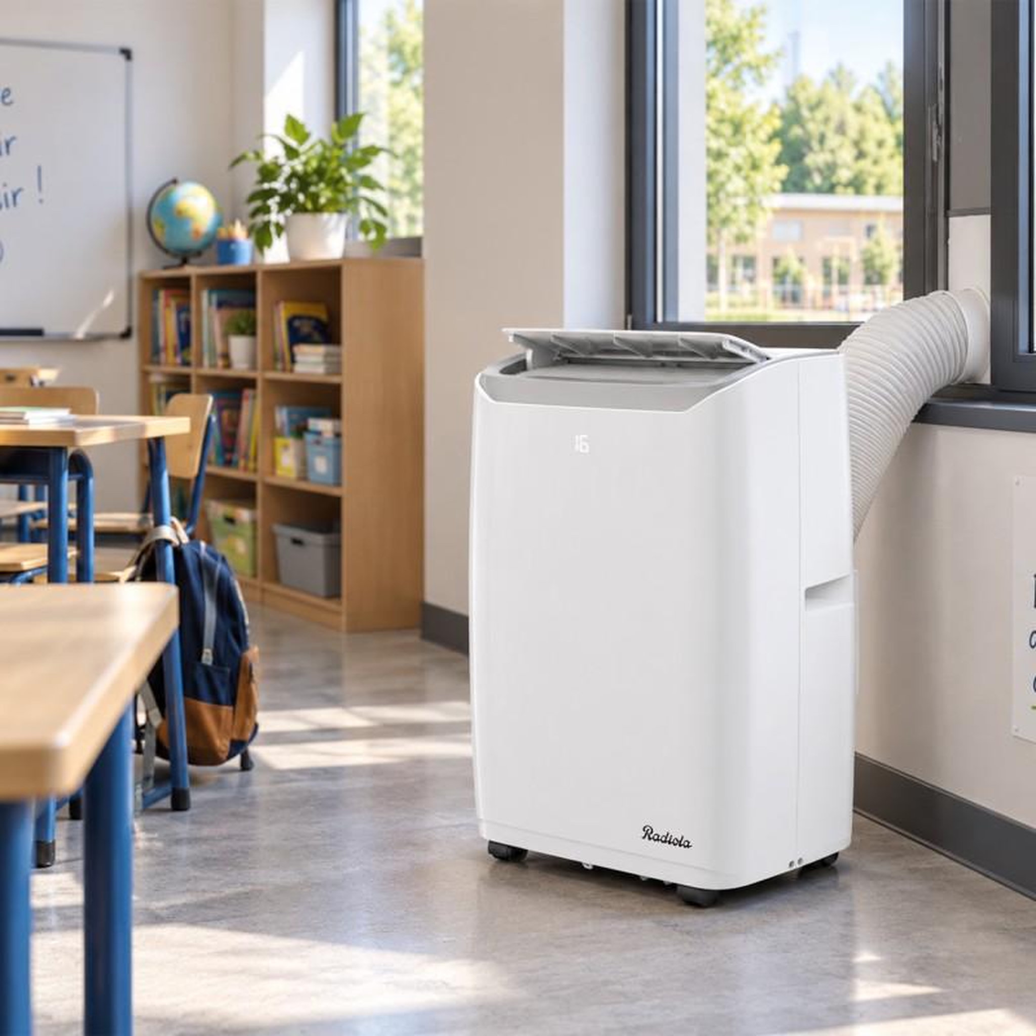 Voir la diapositive 6 : RADIOLA Radiola - Rad Pac18k - Climatiseur Mobile 4-en-1 Réversible Wifi - 18000 Btu - Kit Calfeutrage Inclus