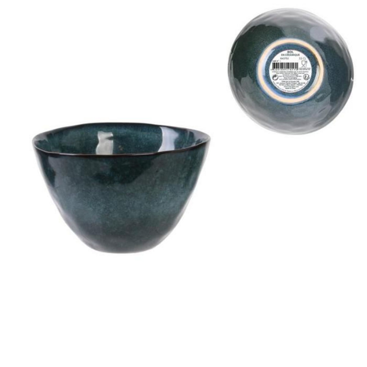 Paris Prix Lot de 6 Bols  Au Grès du Temps  15cm Bleu