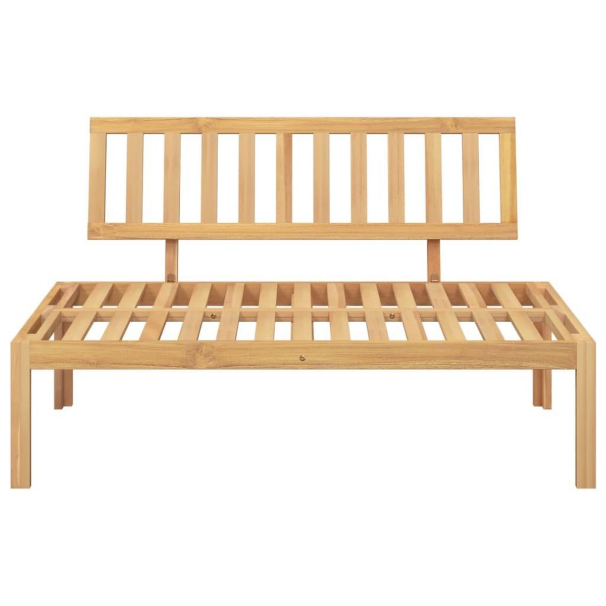 VIDAXL Canape central palette de jardin bois massif d'acacia