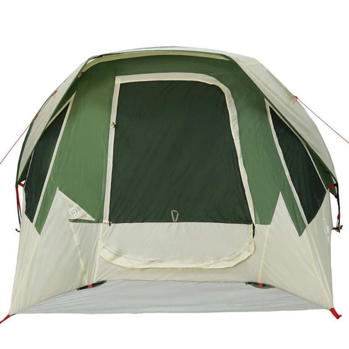 VIDAXL Tente de camping de cabine 4 personnes vert imperméable