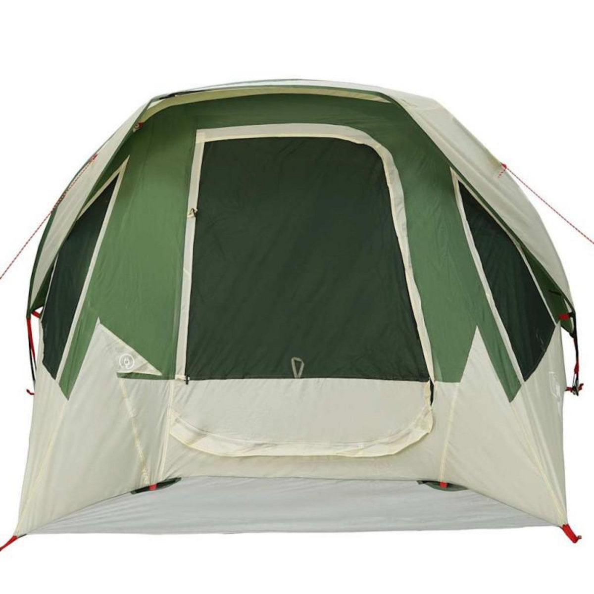 VIDAXL Tente de camping de cabine 4 personnes vert imperméable