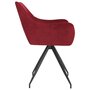 VIDAXL 323088 Dining Chairs 2 pcs Wine Red Velvet