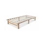 Voir la diapositive 1 : HomeStyle4U Lit Palette 90x200 cm en bois massif