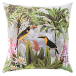 Paris Prix Housse de Coussin  Sweet Bird  60x60cm Multicolore