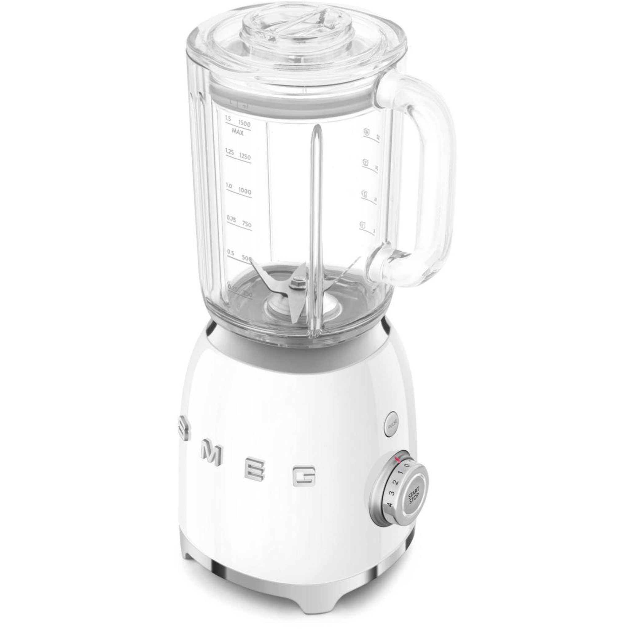 Voir la diapositive 3 : SMEG Blender blf03wheu blanc