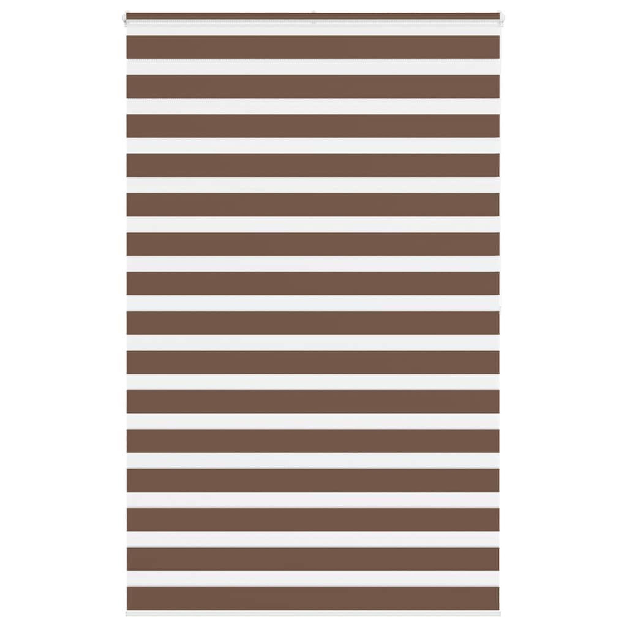 VIDAXL Store zebre marron 145x200cm largeur du tissu 140,9cm polyester