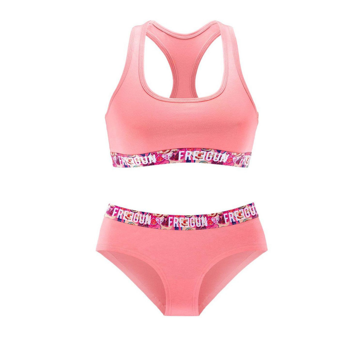 FREEGUN Ensemble brassière et culotte fille Passion