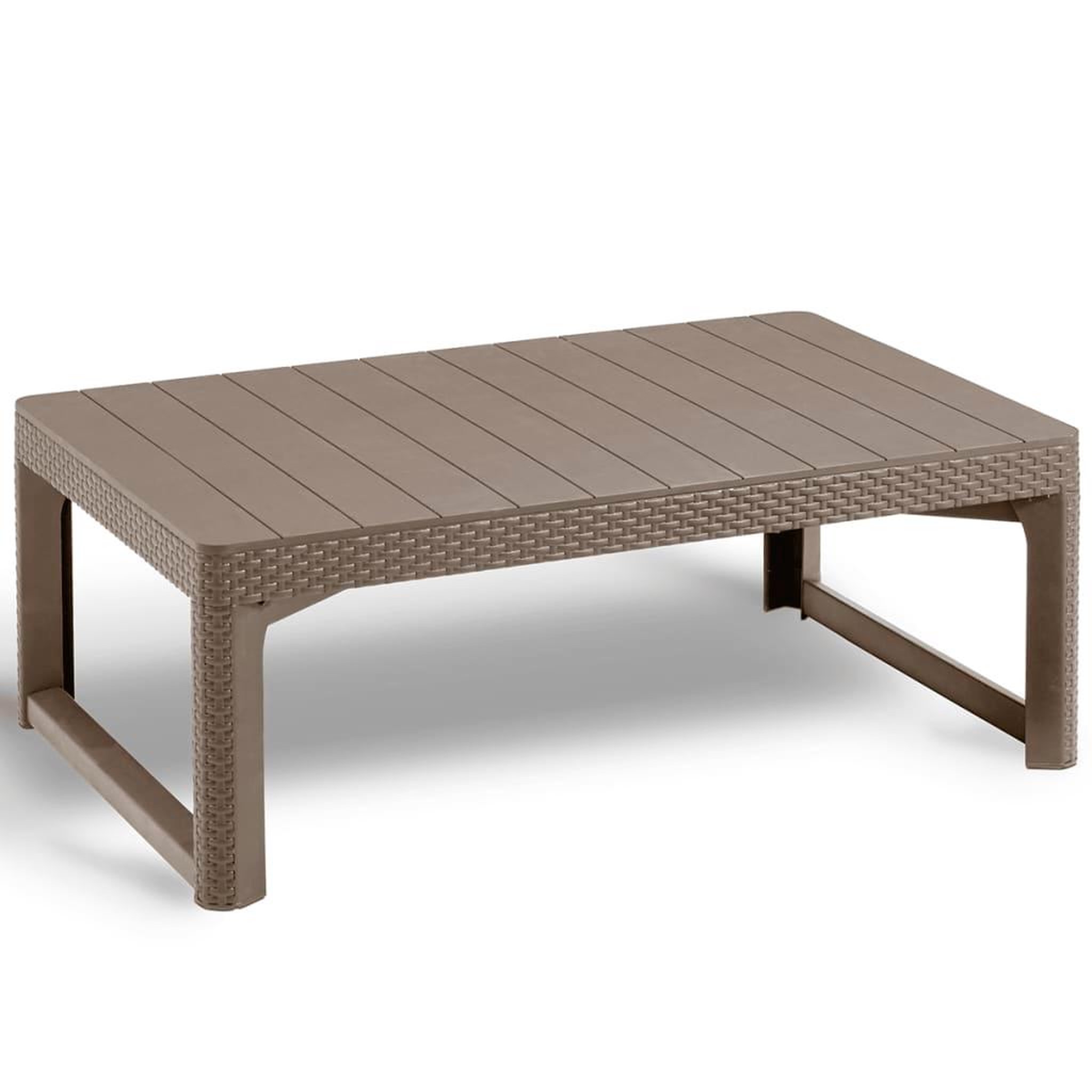 Voir la diapositive 2 : Keter Keter Table de jardin Lyon Cappuccino