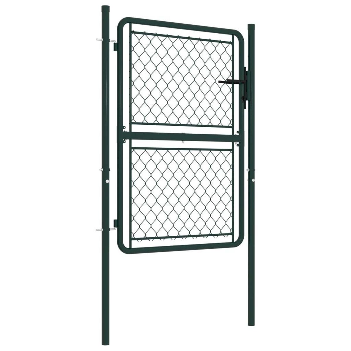 VIDAXL Portillon Acier 100 x 125 cm Vert
