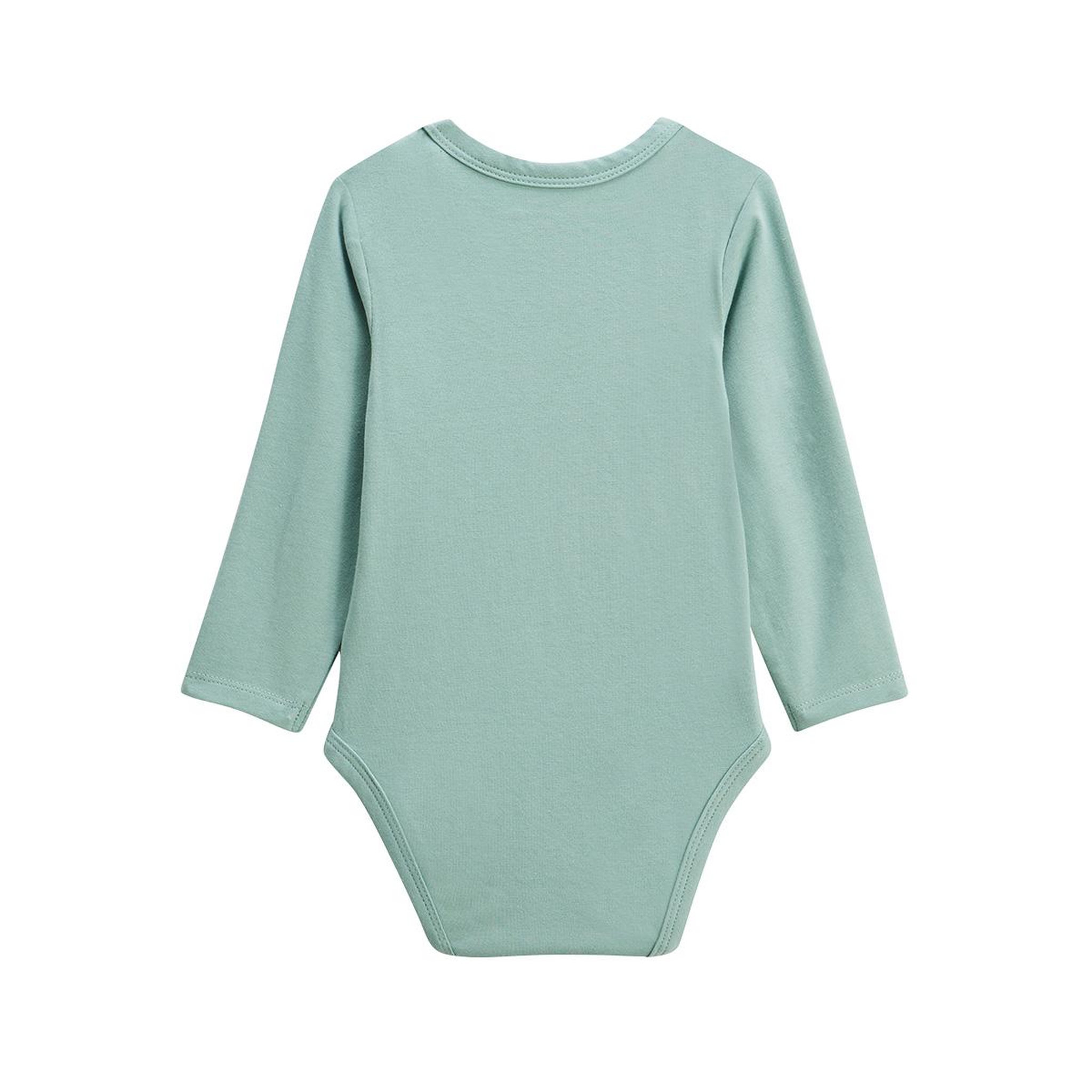 Voir la diapositive 5 : Petit Béguin Lot de 2 bodies bébé manches longues roméo
