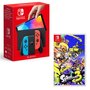 NINTENDO Console Nintendo Switch (modèle OLED) Joy-Con Rouge Néon et Bleu Néon + Splatoon 3