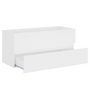 Voir la diapositive 4 : VIDAXL Armoire d'evier Blanc 100x38,5x45 cm Bois d'ingenierie