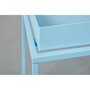 Paris Prix Table d'Appoint Design en Métal  Eza  40cm Bleu