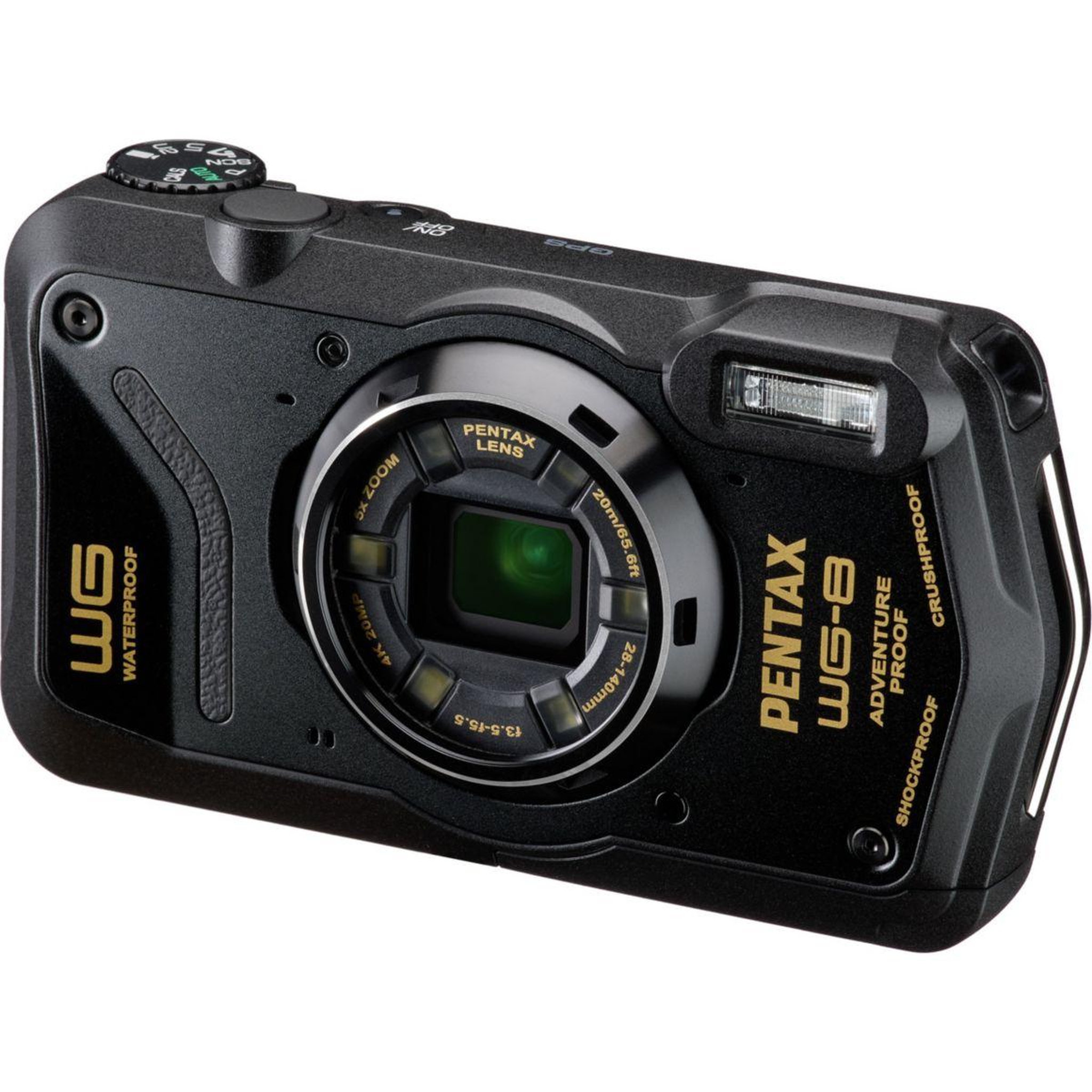Voir la diapositive 2 : PENTAX Appareil photo Compact WG-8 Noir