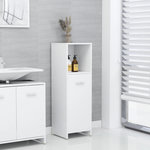 VIDAXL Armoire de salle de bain Blanc 30x30x95 cm Bois d'ingenierie