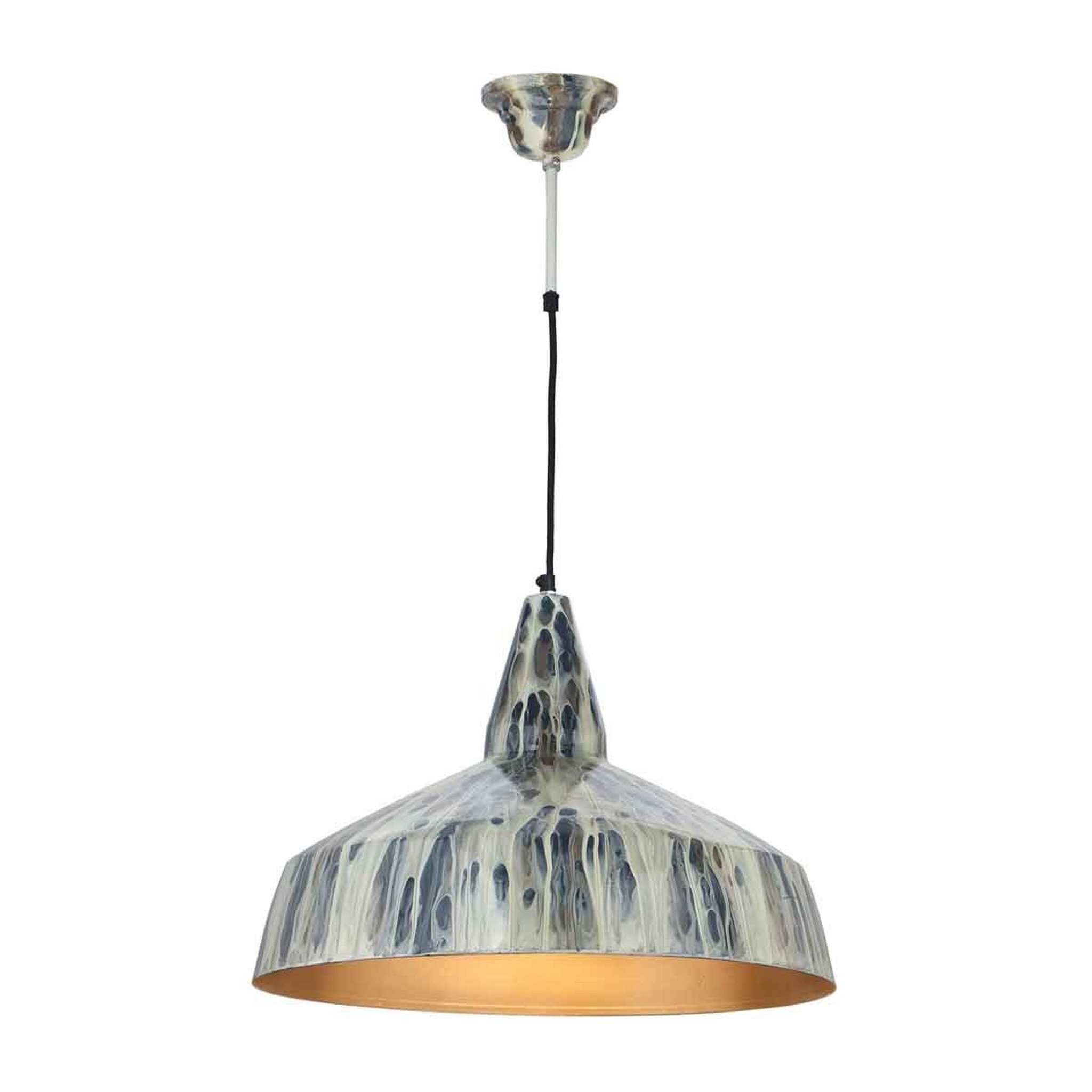 Voir la diapositive 2 : Paris Prix Lampe suspension vintage  harlow  49cm crème