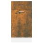 Voir la diapositive 5 : VIDAXL Armoire de plancher a tiroir Chene fume 40x46x81,5 cm Bois