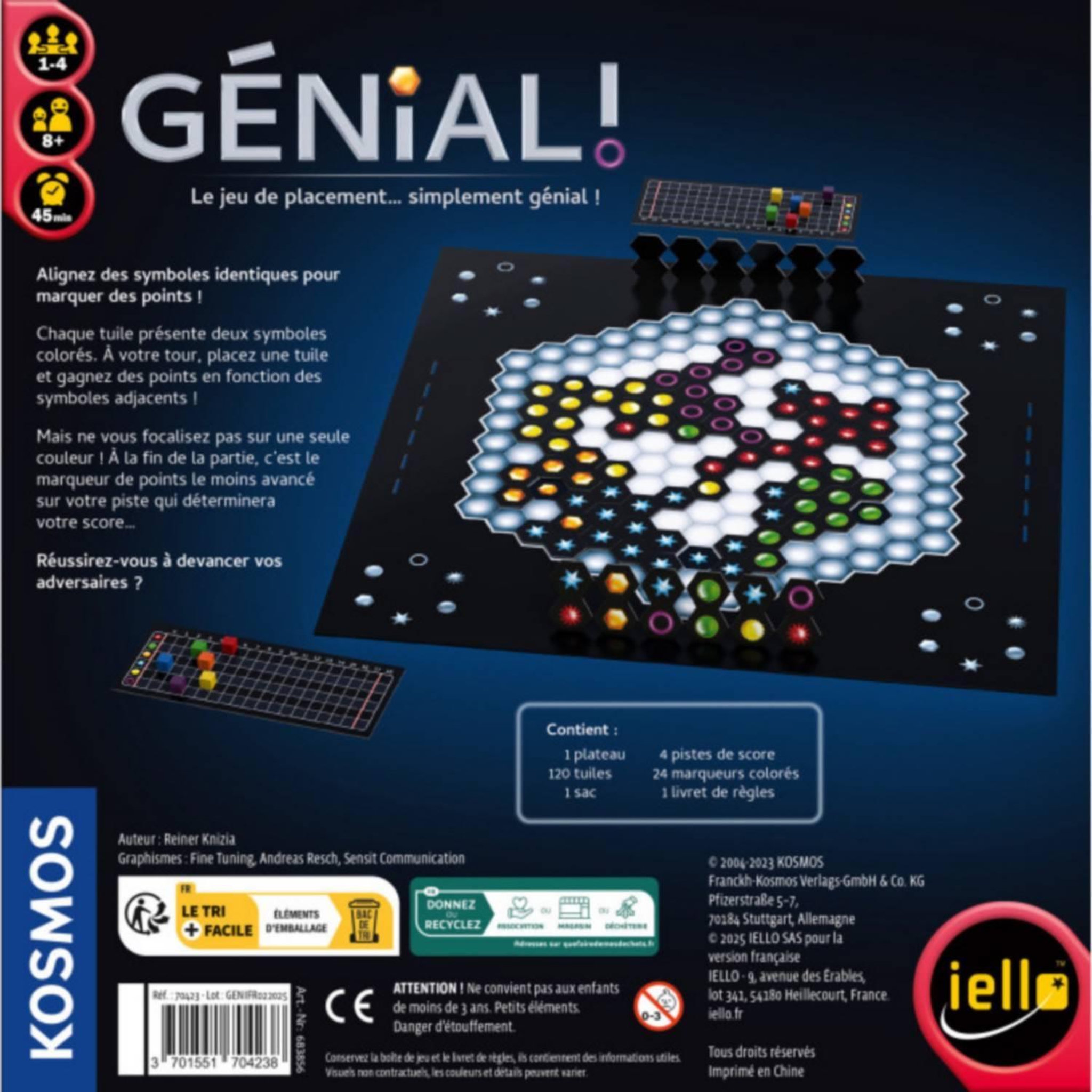 Voir la diapositive 3 : Iello Jeu de stratégie Iello Génial