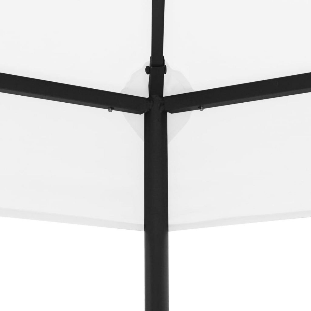 VIDAXL Belvedere de jardin 323x275x265 cm Blanc 180 g/m^2