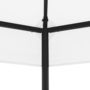 Voir la diapositive 3 : VIDAXL Belvedere de jardin 323x275x265 cm Blanc 180 g/m^2
