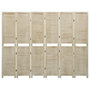 Voir la diapositive 2 : VIDAXL Cloison de separation 6 panneaux 210x165 cm Bois de Paulownia