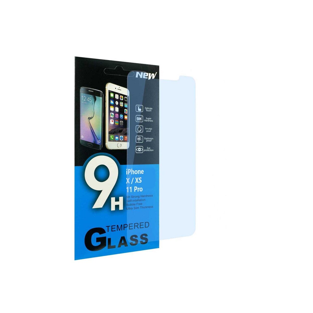 Film iphone 11 pro , x , xs verre trempé protection ecran 9h vitre