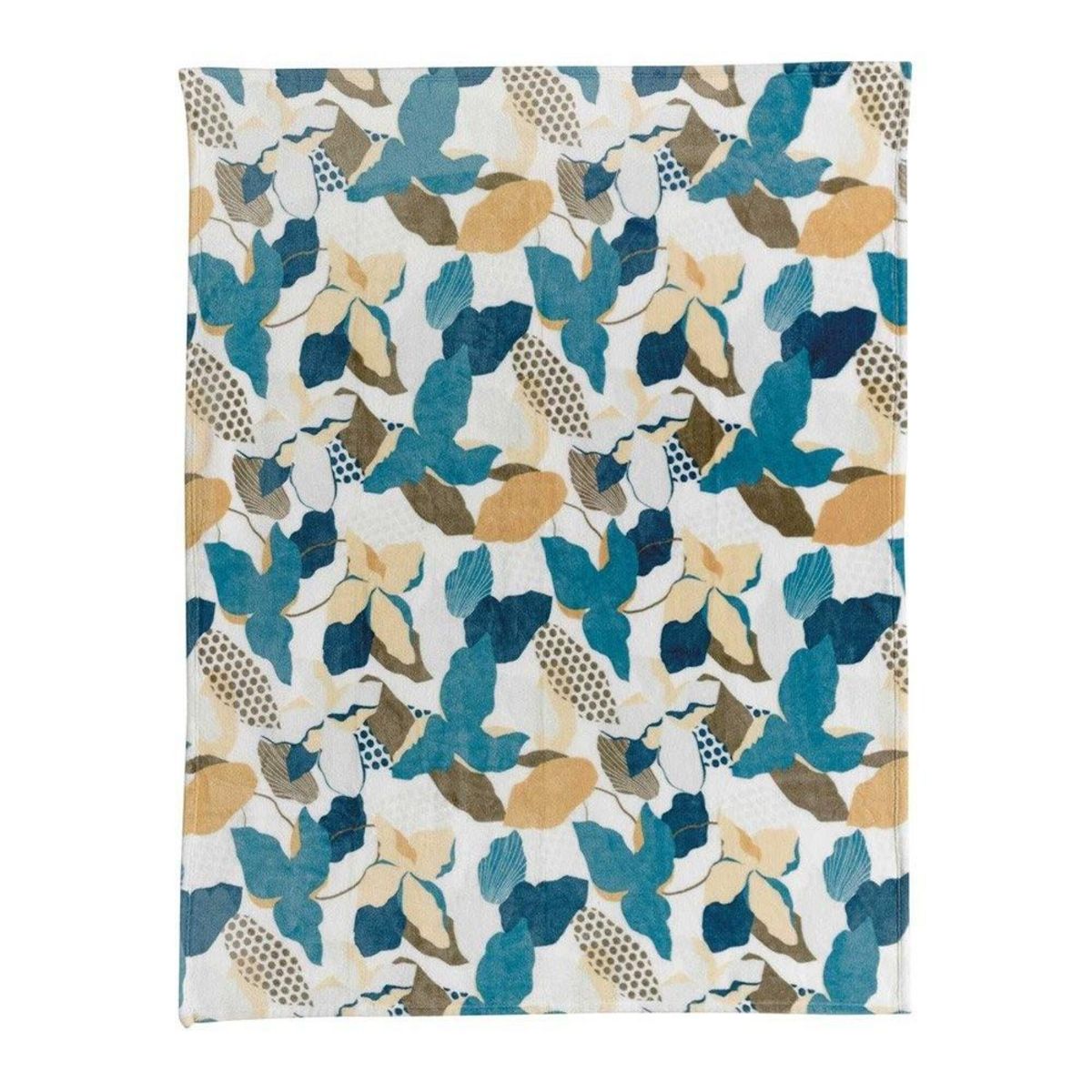 ATELIER DU COTON Plaid ultra-doux 130x160 cm Lobelia