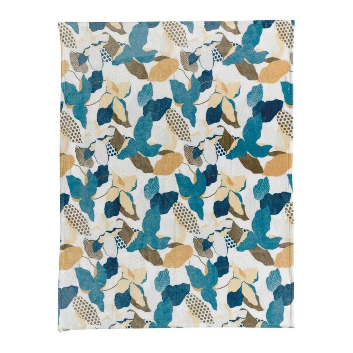 ATELIER DU COTON Plaid ultra-doux 130x160 cm Lobelia