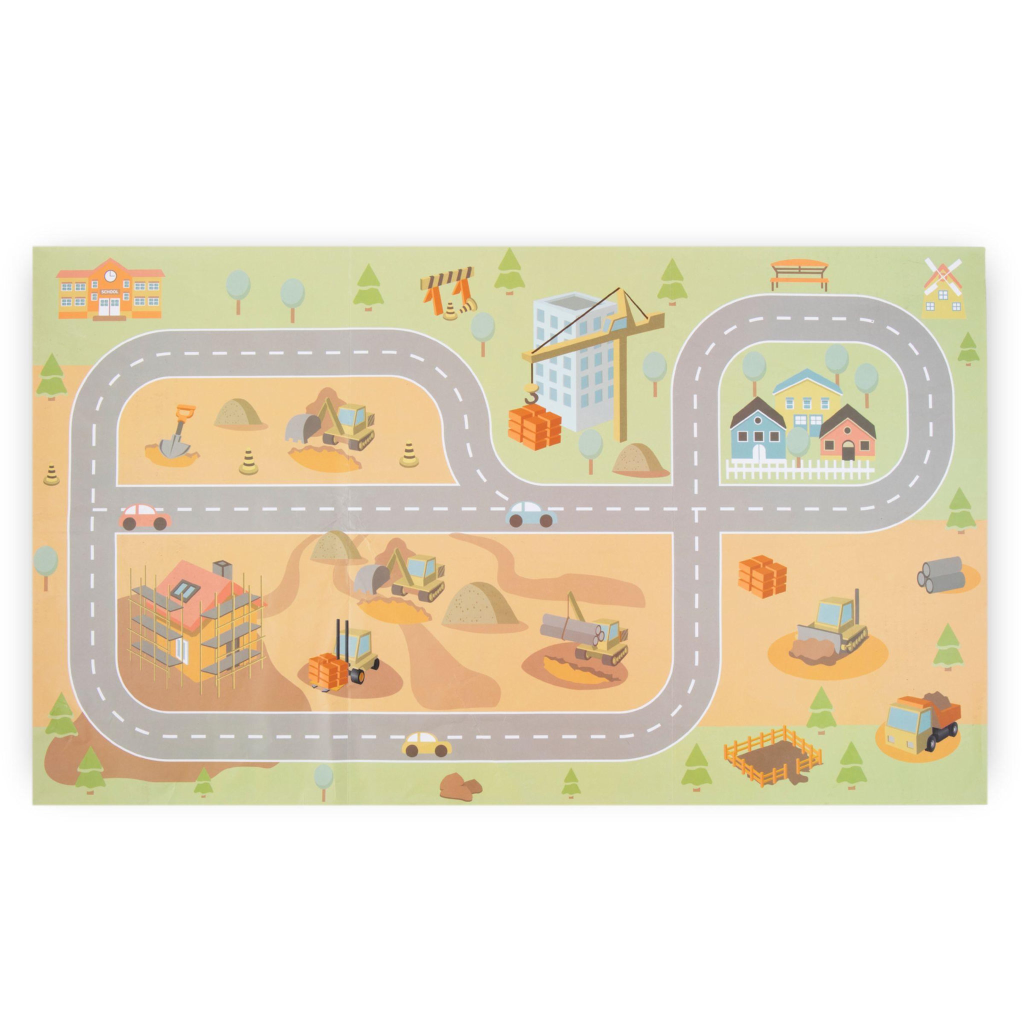 Voir la diapositive 5 : MAMABRUM Imitation Chantier de Construction Enfant +3ans - Plate-forme avec Matériaux de Construction Bois,