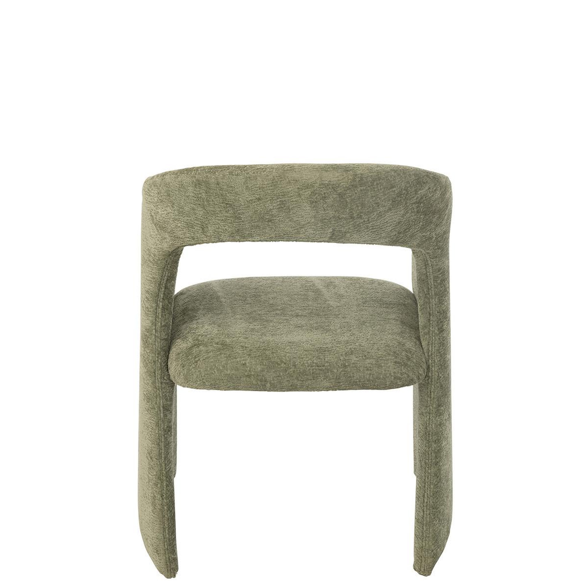 Voir la diapositive 3 : J-LINE Fauteuil design  anise  80cm vert menthe