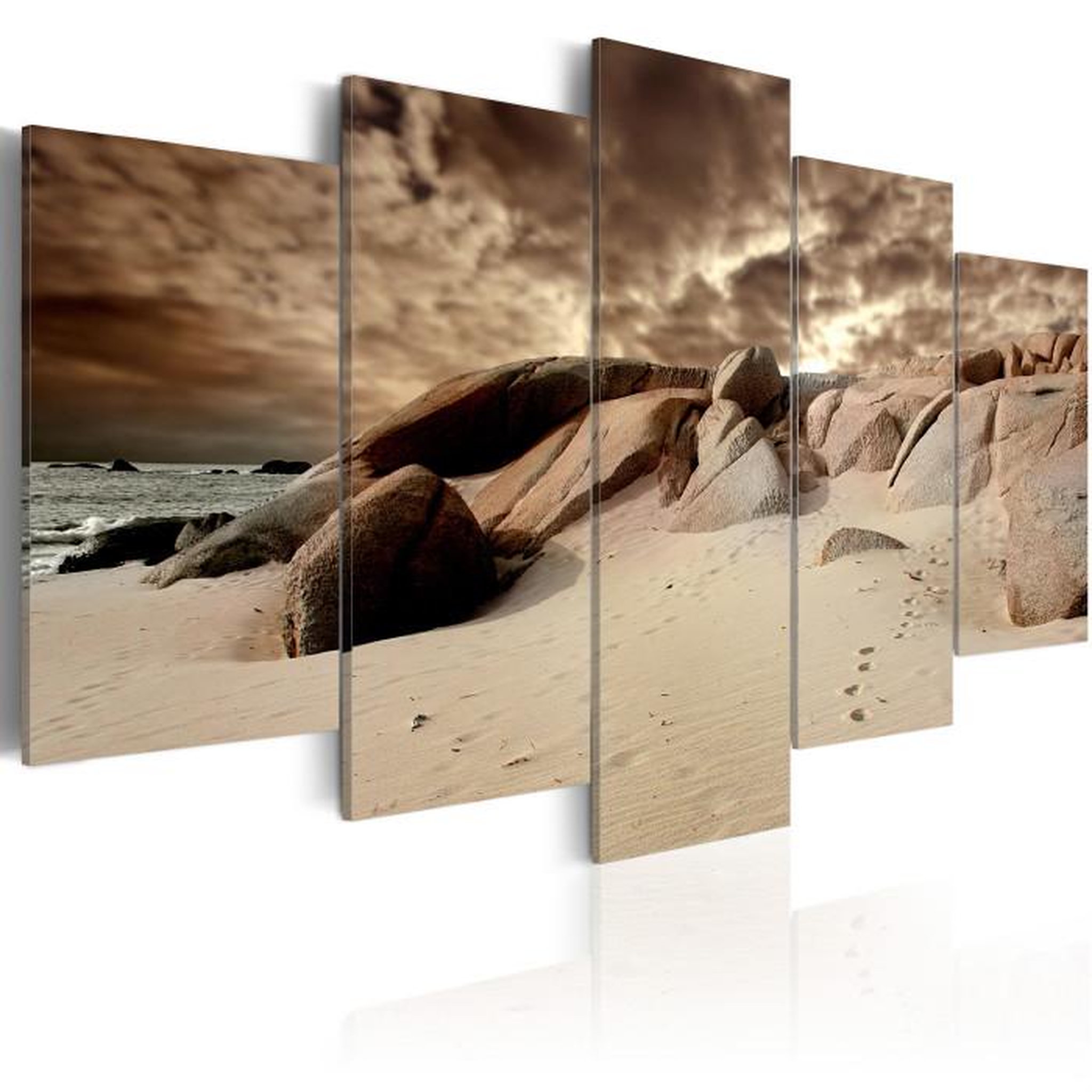 Paris Prix Tableau Imprimé  Nuages de Sable. Coloris disponibles : Multicolore