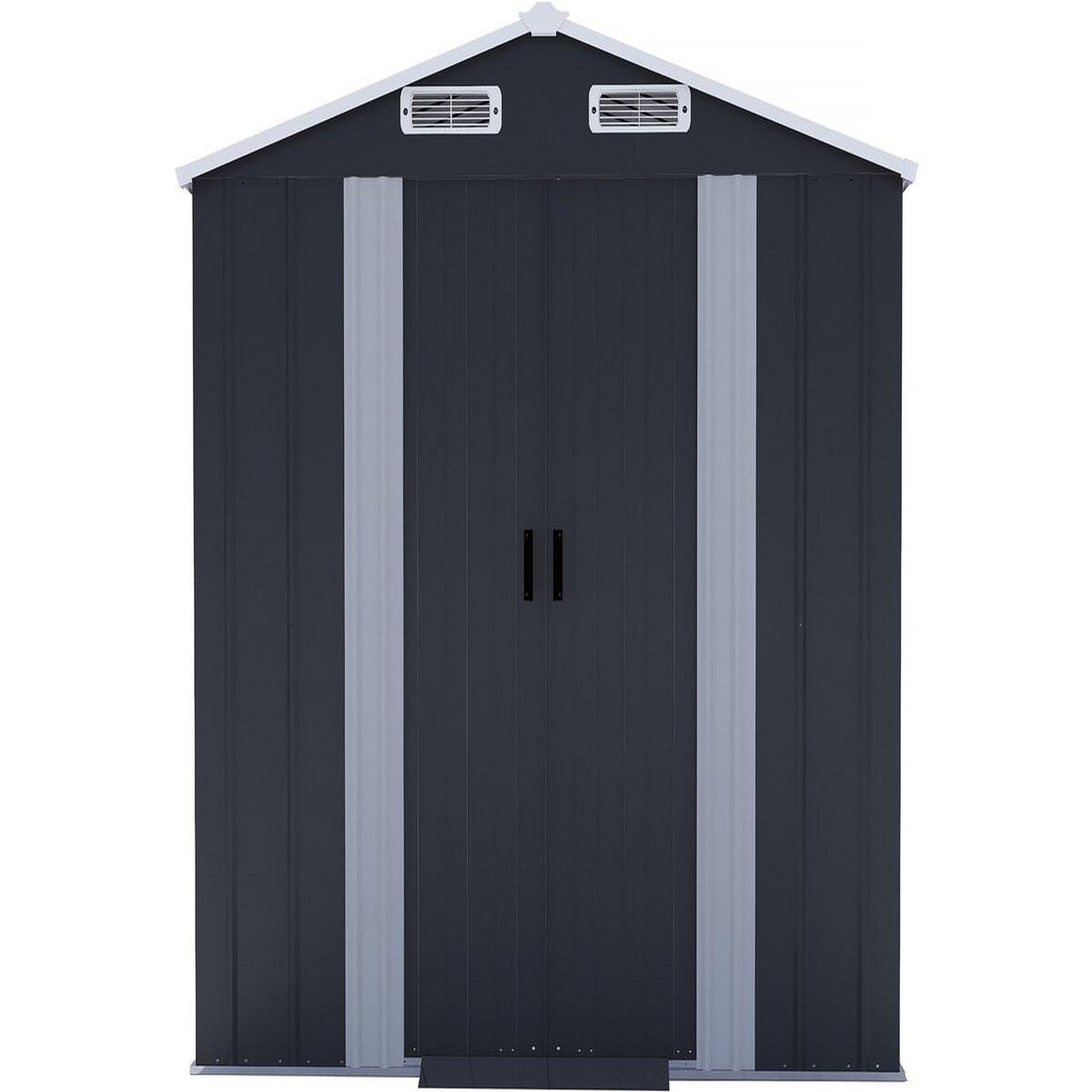 Voir la diapositive 4 : Habitat et Jardin Abri de jardin en métal avec porte coulissante  boston  - 2,17 m² - gris